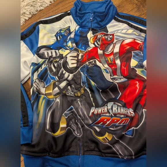 Vintage Power Rangers lightweight zip up jacket. As New Size 7 - Picture 2 of 9